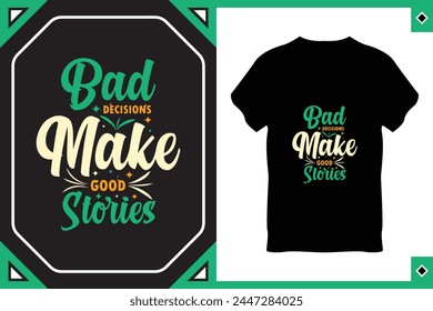 Modern Typography T-Shirt Design Vector