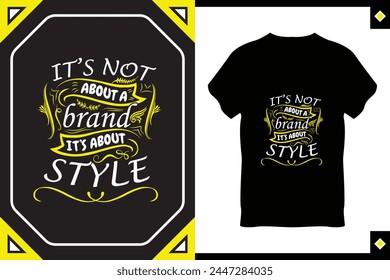 Modern Typography T-Shirt Design Vector
