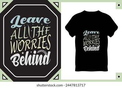 Modern Typography T-Shirt Design Vector