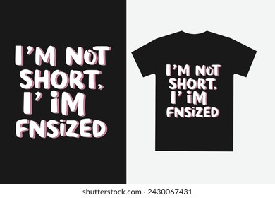 Modernes Typografie T-Shirt Layout Design.