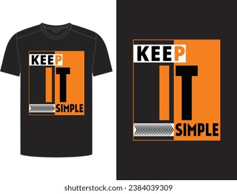 
Modern typographytext based t-shirt design