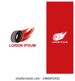 modern tyre logo for your tyre shop or tyre service company