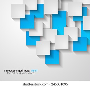 Modern UI Flat style infographic layout for data display, statistic visualization, reports, custom rankings, seo performance data and so on.