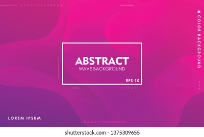 Modern ultraviolet wave background. Purple fluid abstract dynamic shape composition.
