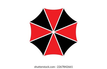 modern umbrella logo vector template
