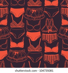 modern underwear seamless pattern