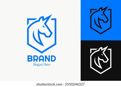 Modern Unicorn Logo Design for Brand