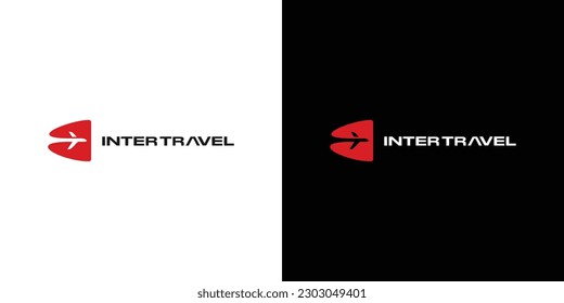 Modern and unique airplane travel logo design 10