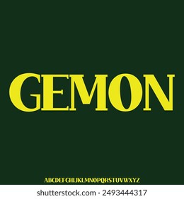 modern and unique alphabet font vector