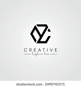Modern Unique Artistic CY YC Letter Logo. Initial Based Letter Icon Logo.