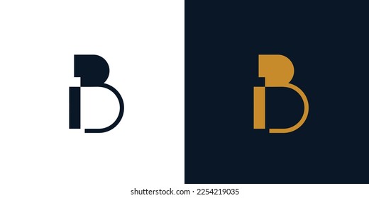 Modern and unique B logo design 3