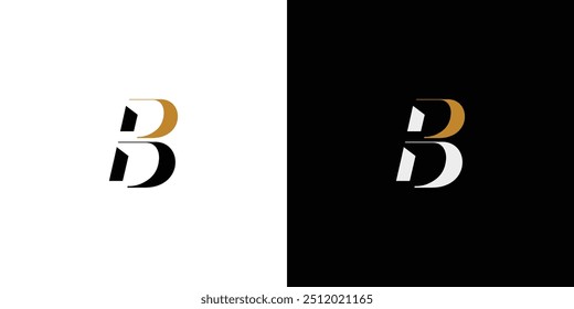 Design moderno e exclusivo do logotipo B