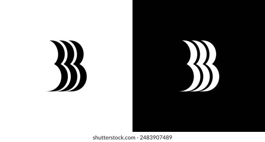 Diseño de logotipo B3 moderno y único	
