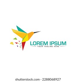 Modern and Unique Bird and Wing logo design