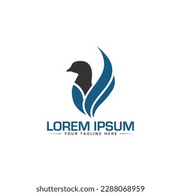 Diseño del logotipo de Ave y Ala Moderna y Única