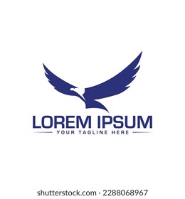 Modernes und einzigartiges Logo für Vogel und Wing