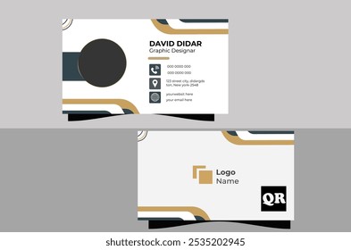 Modern Unique Business card design template 