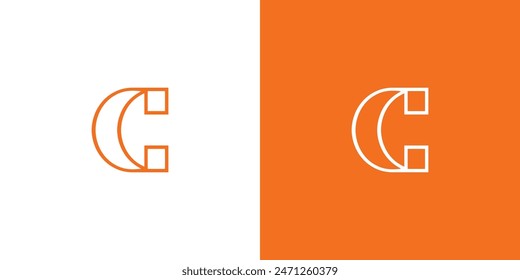 Diseño de logotipo C moderno y único