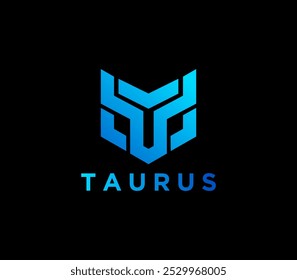 Modern, unique and clean Taurus logo