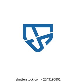 Modern unique corporate es letters logo design.