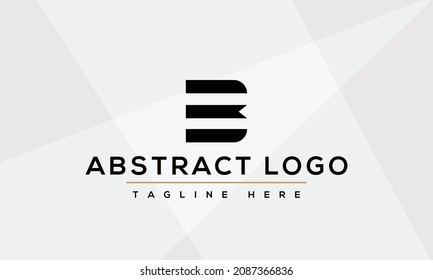 Modern unique creative B logo design, Minimal B initial based vector icon.