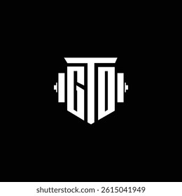 Modern unique creative GTO letters logo design templete
