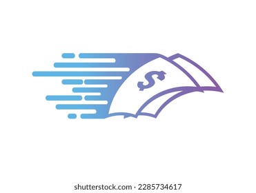 modern unique creative hand and dollar logo design