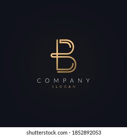 Modern Unique & Creative Letter B Logo Icon Element Templates vector.