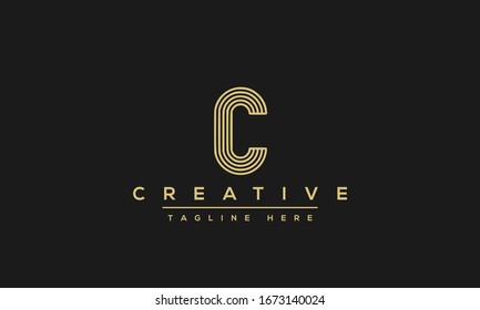 Modern Unique Creative Letter C Logo Stock Vector (Royalty Free ...