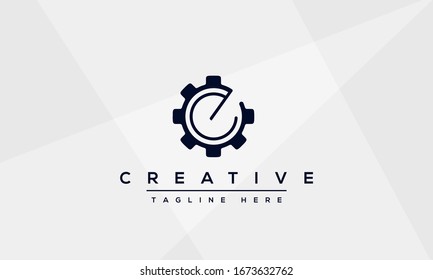 Modern unique creative letter E logo design, Minimalist E initial based vector icon.