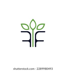 Modern unique creative letter F logo design