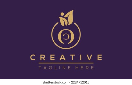 Modern unique creative letter O logo design.O letter logo Design  Vector Icon.