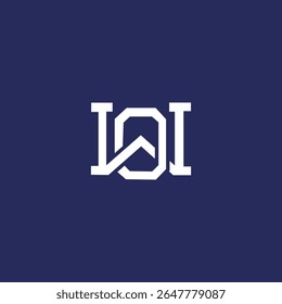 Modern unique creative OW letters logo design
