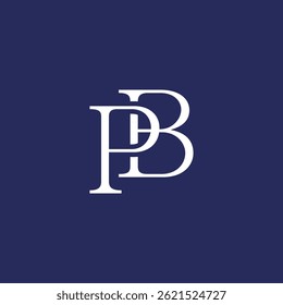 Modern Unique Creative PB Letters logo Design