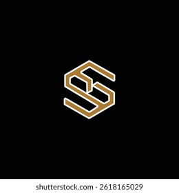 Modern Unique Creative SB Letters logo Design