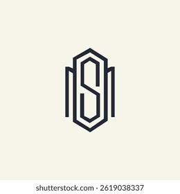 Design de logotipo de letras SMO criativas e modernas
