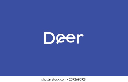 Modern And Unique  Deer Logo Design.