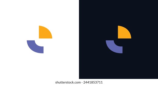Modern and unique e letter initial logo design
