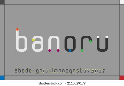 modern unique editable alphabet letter logo design