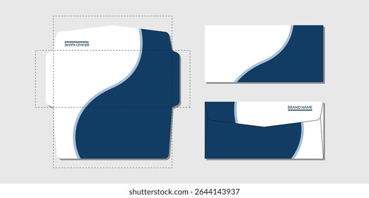 modern and unique envelope template for branding