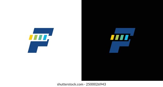  Modern and unique F battery  logo design 2