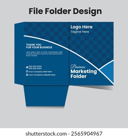  modern and unique file folder design for your business. Document file folder design for office or company