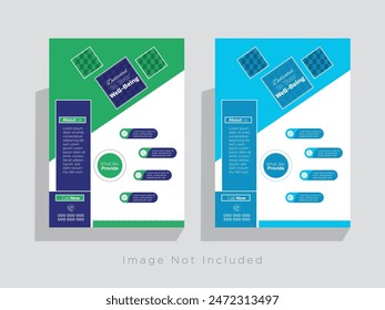 modern and unique flyer design and template.
