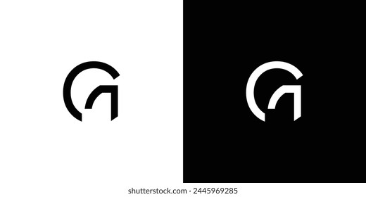 Modern and unique G letter initial logo design 2