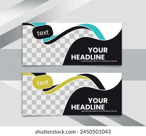 Modern and unique a gift vouchers templates with flat design