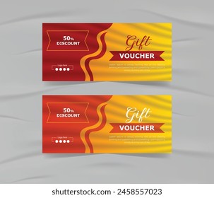 Modern and unique a gift vouchers templates