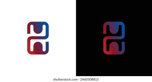 Modern and unique H logo design
