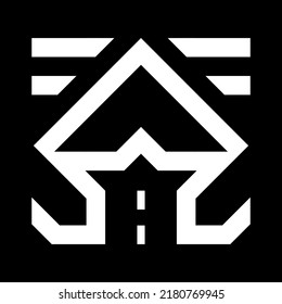 Logotipo Hogar moderno y único , plantilla vectorial de iconos