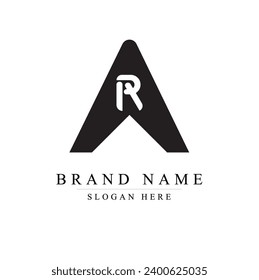 Modern and unique letter AR initials logo design, Initial lowercase letter logo ar, Modern Abstract Letter AR logo, AR logo	
