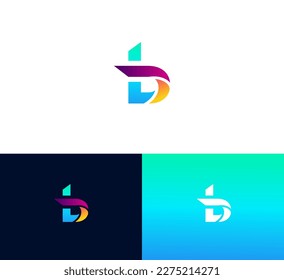 Diseño del logotipo de letras B únicas y modernas. Logo de la letra B.